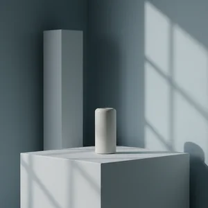 Modern Blue Product Display