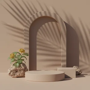 Elegant minimalist product stand