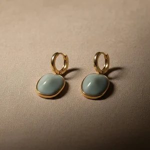 Elegant Stone Drop Earrings