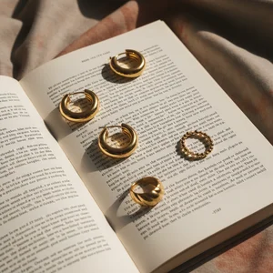 Chic Gold Jewelry & Book