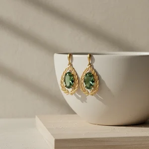Elegant Gold Statement Earrings