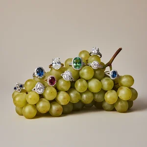 Grapes with Sparkling Adornments