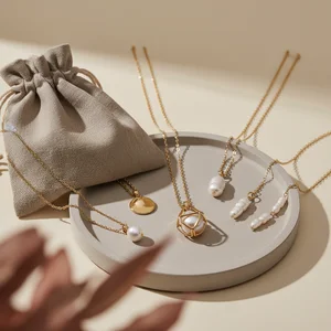 Delicate pearl jewellery & florals