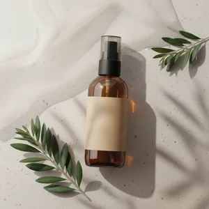 Minimalist botanical spray bottle