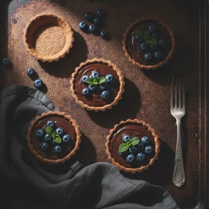 Gourmet baked goods collage