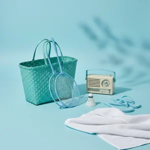 Creative crafting supplies flat lay