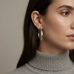 Vintage Gold Hoop Earrings