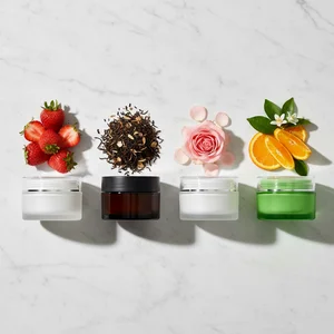 Elegant floral gift set on marble