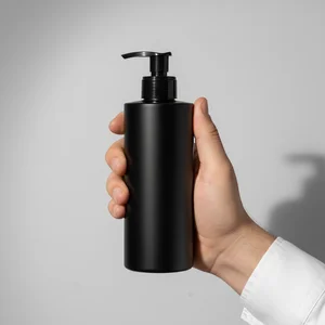 Essential black pump bottle