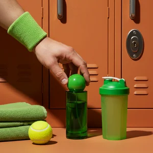 Gym gear and hydration essentials