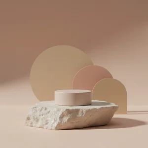 Earthy Product Display Pedestals