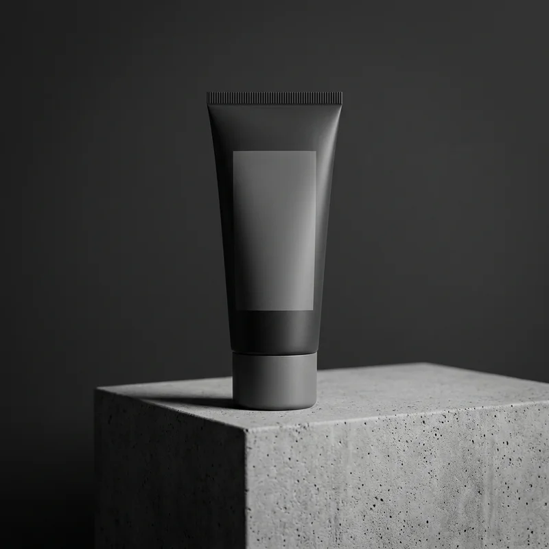 Sleek monochrome skincare
