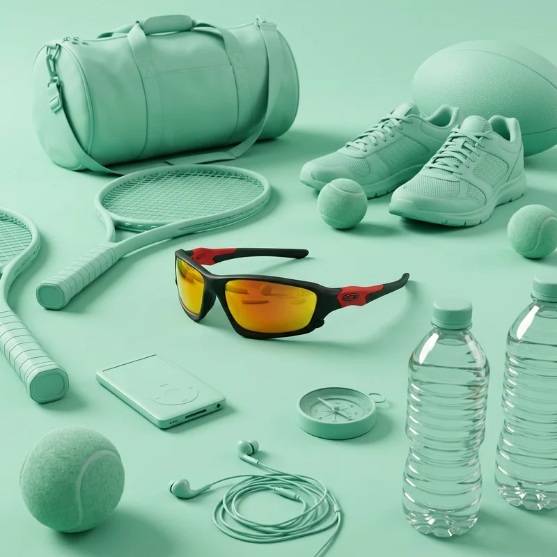 Dynamic green sports gear