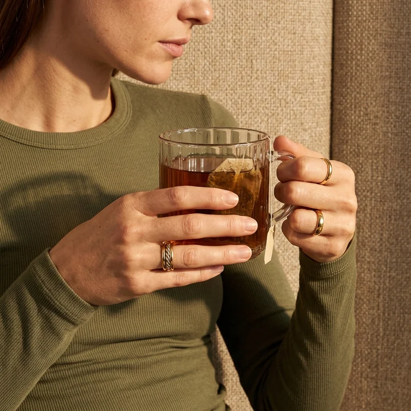 Warm tea moment