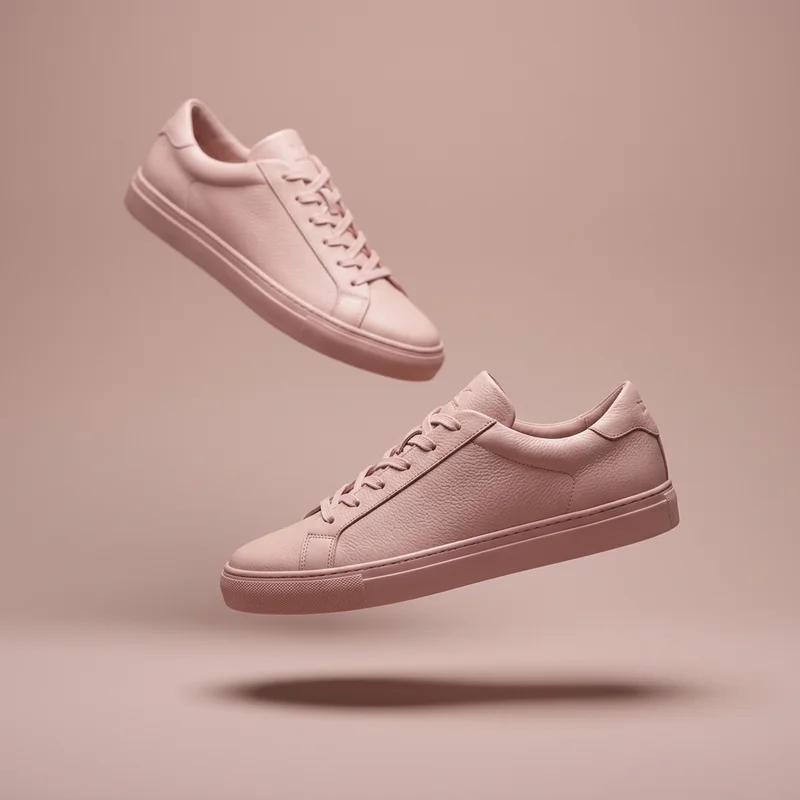 Floating Pink Sneakers
