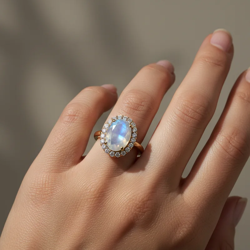 Elegant diamond engagement ring