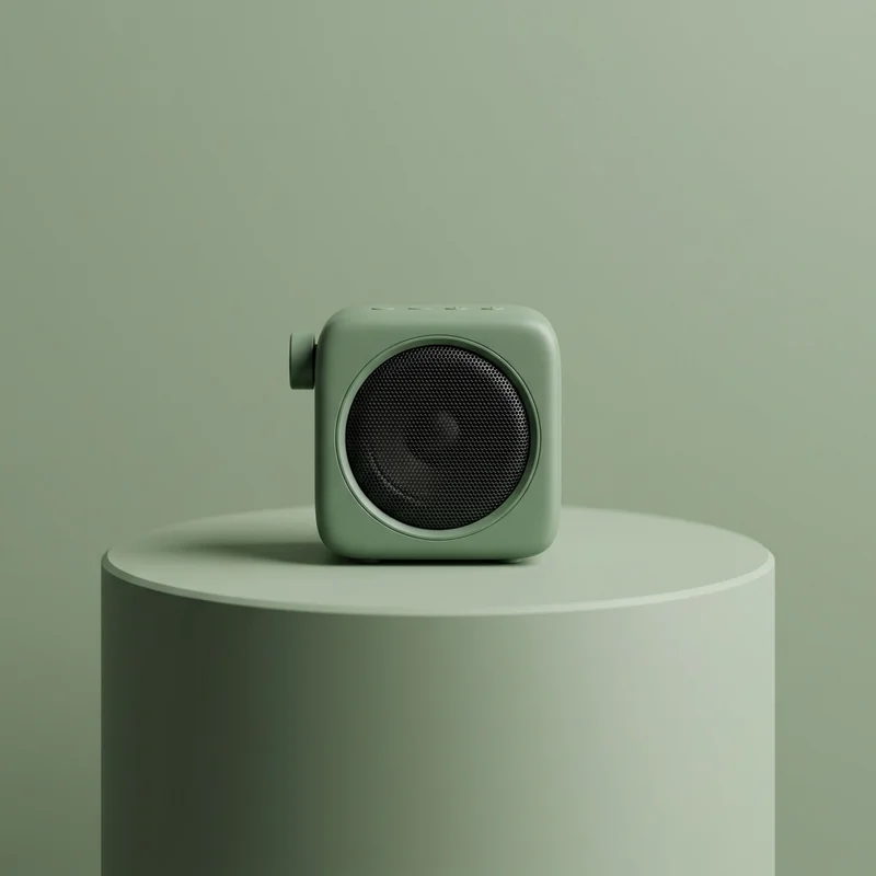 Sleek Green Tech Gadget