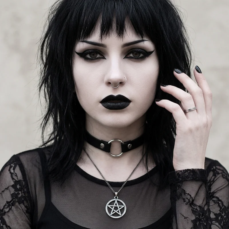 Classic Goth Style Portrait