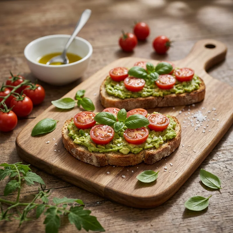 Gourmet avocado toast