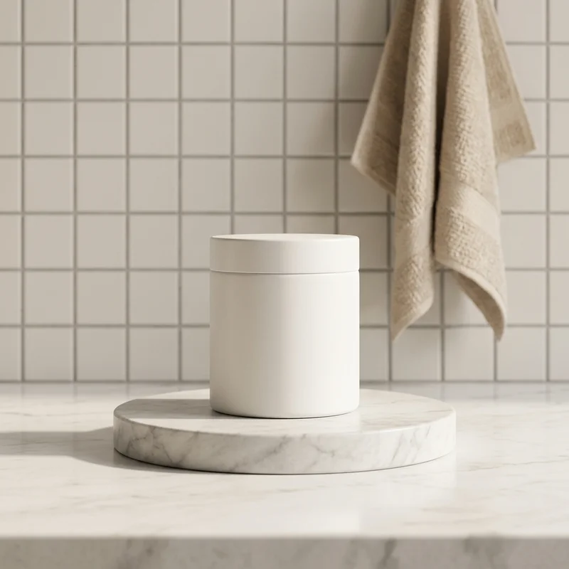 Minimalist Bathroom Product Display