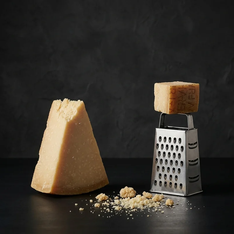 Artisanal cheese and grater