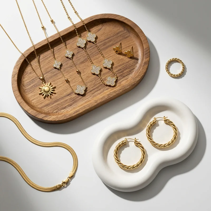 Assorted Gold Jewelry