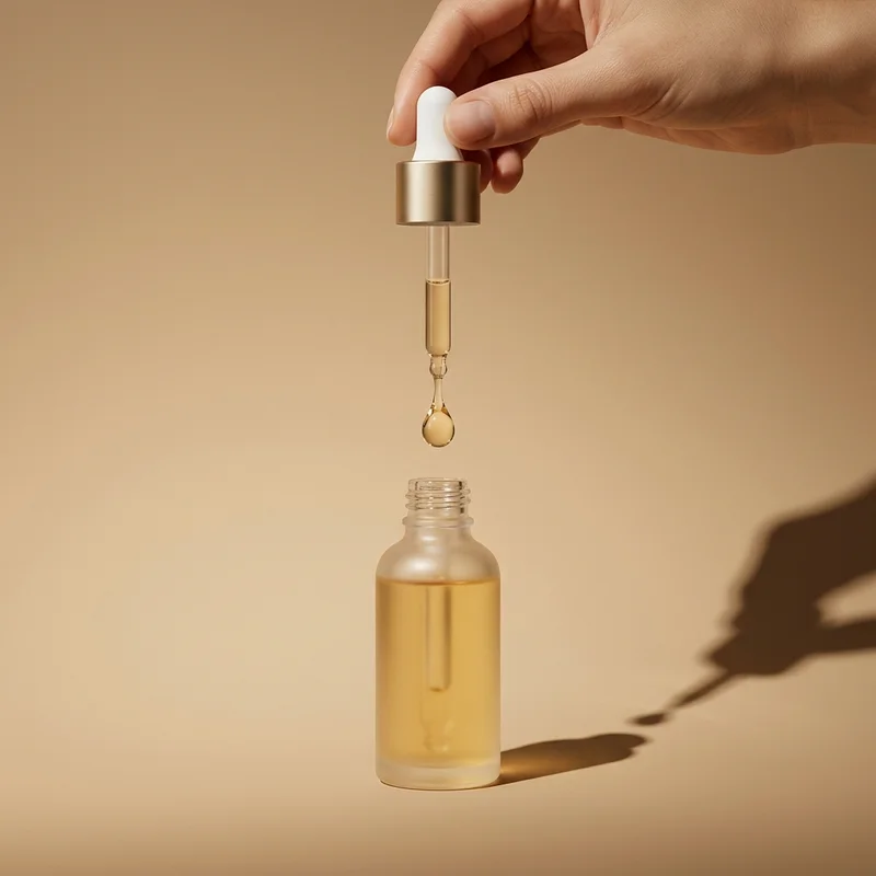 Golden hour dropper bottle
