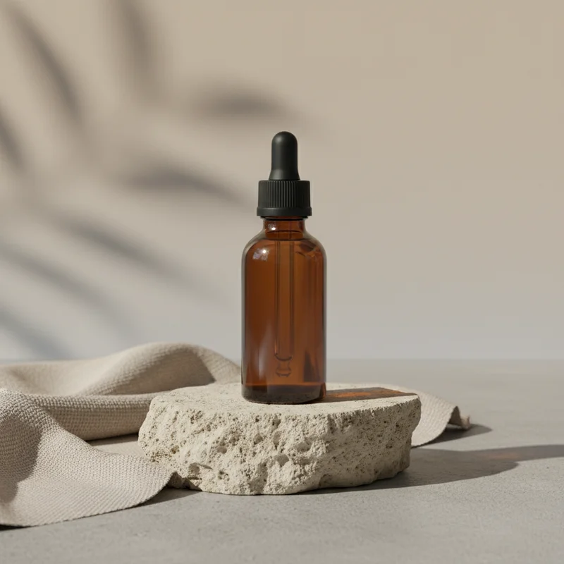 Natural serum on rock