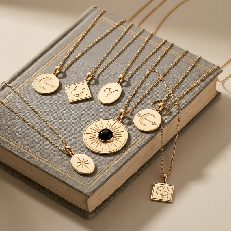 Elegant Gold Charm Necklaces