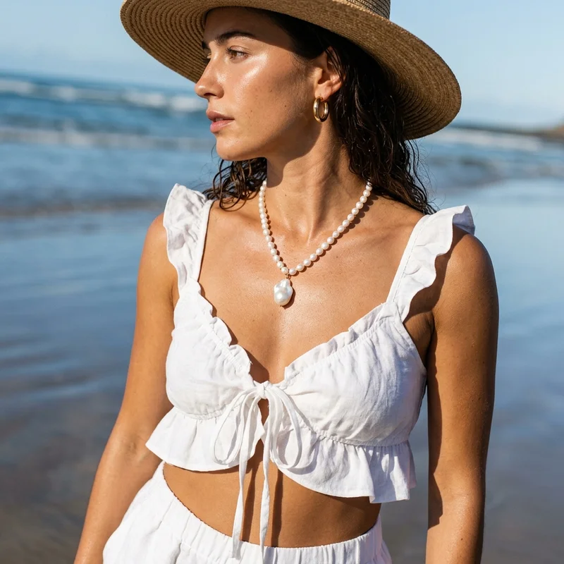 Sun-Kissed Baroque Pearls