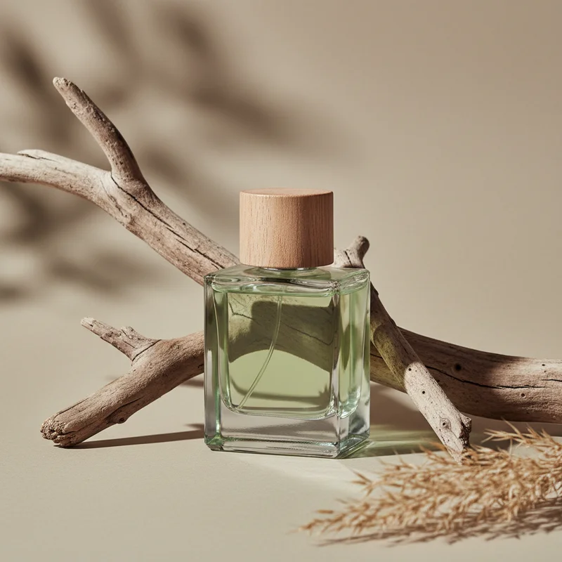 Rustic Perfume on Driftwood
