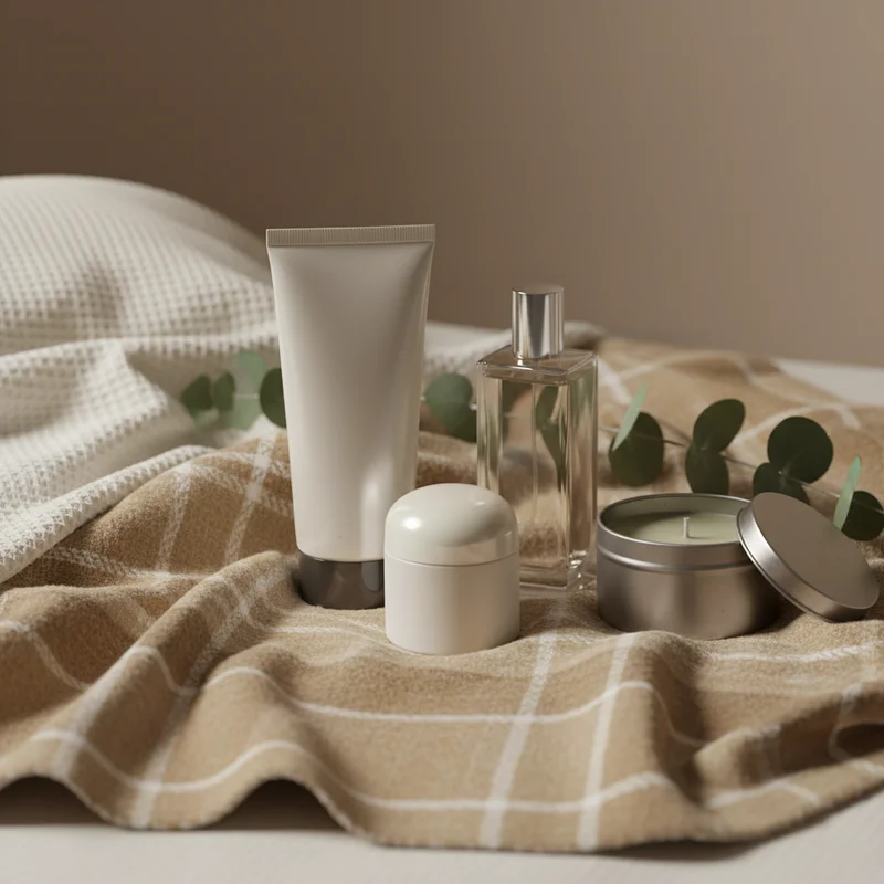 Cozy morning skincare routine