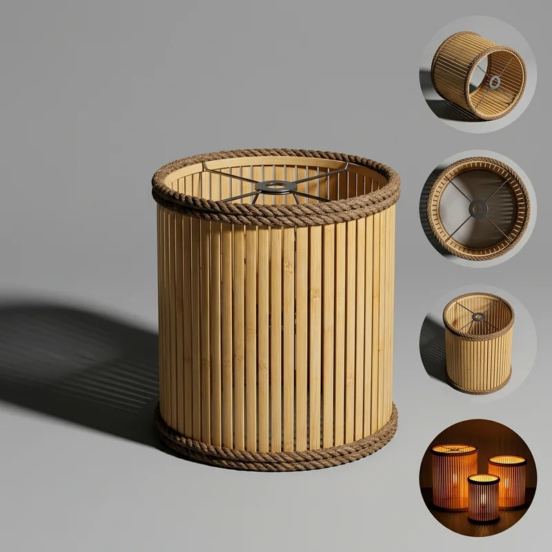 Bamboo Woven Lampshade