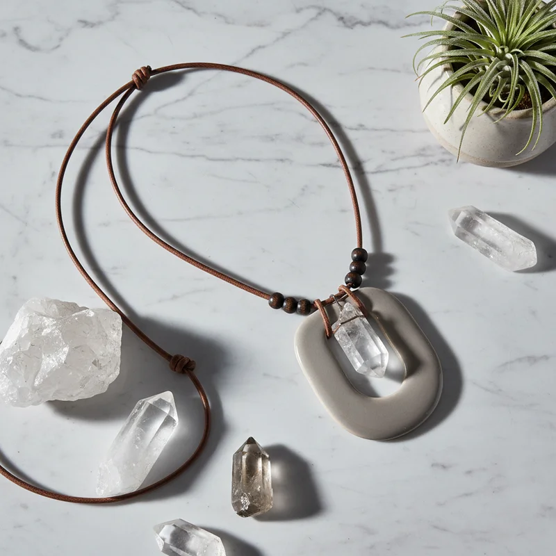 Bohemian crystal necklace