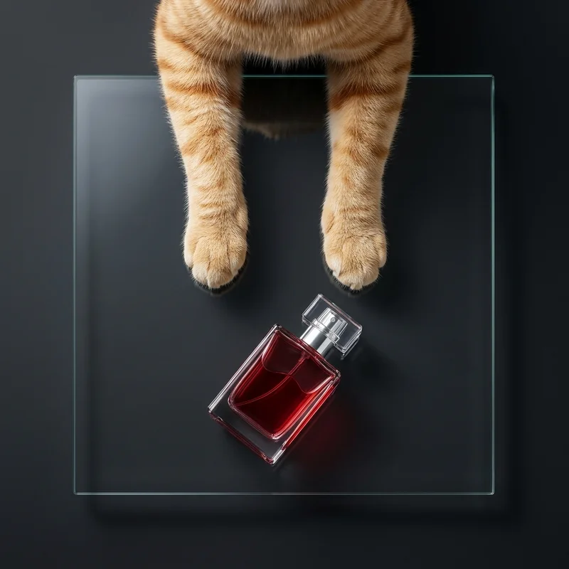Pet-friendly perfume glamour shot