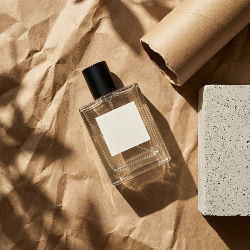 Sophisticated perfume bottle