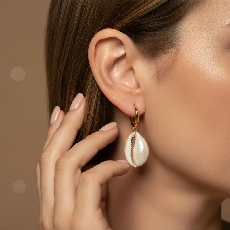 Elegant Shell Earring