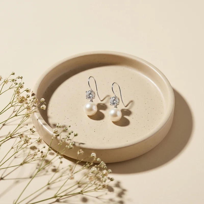 Minimalist Floral Accessory Display