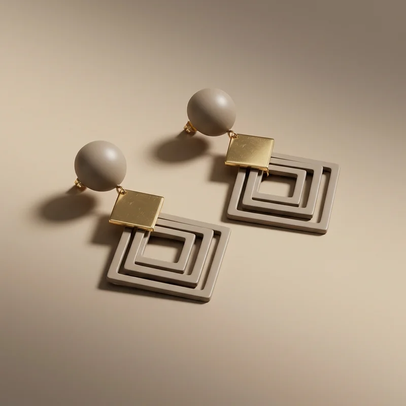 Modern Geometric Earrings