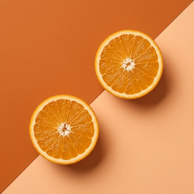 Graphic citrus flat lay
