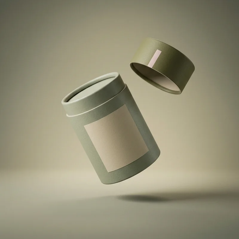 Minimalist floating paper tube