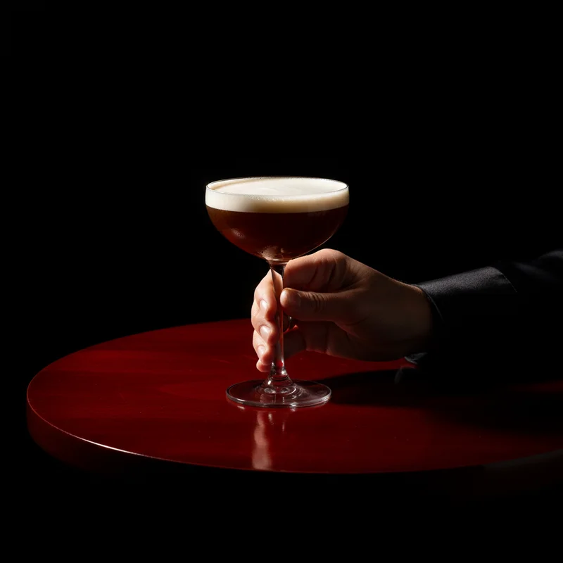 Dramatic Red Cocktail Hand Model