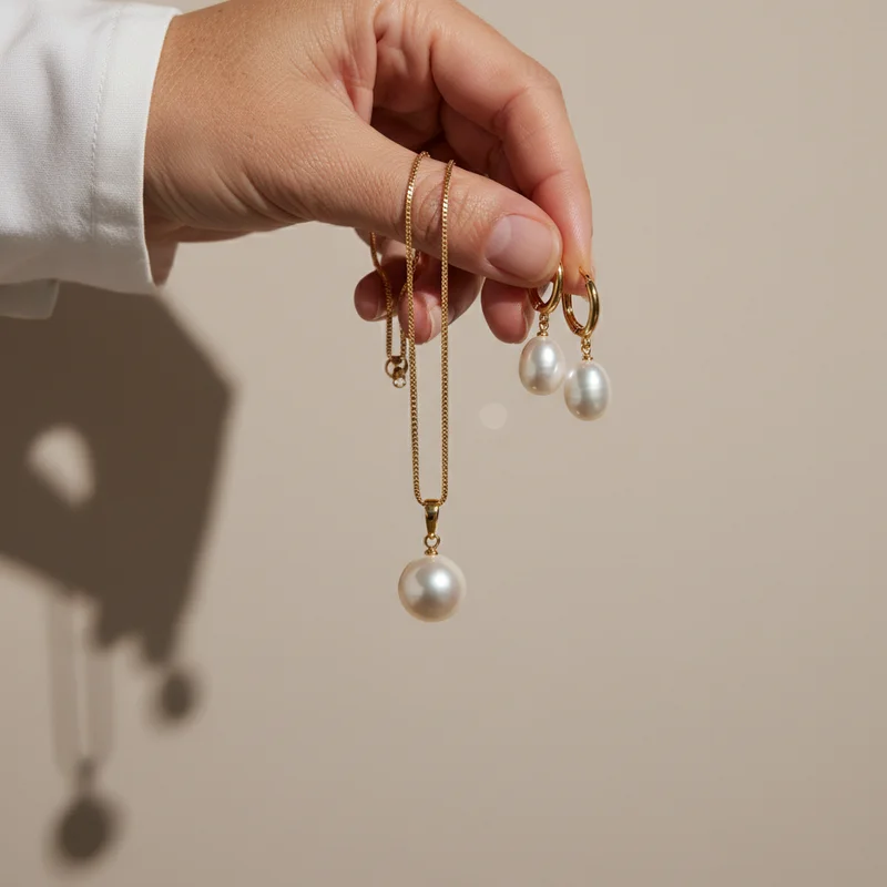 Pearl & Gold Jewelry