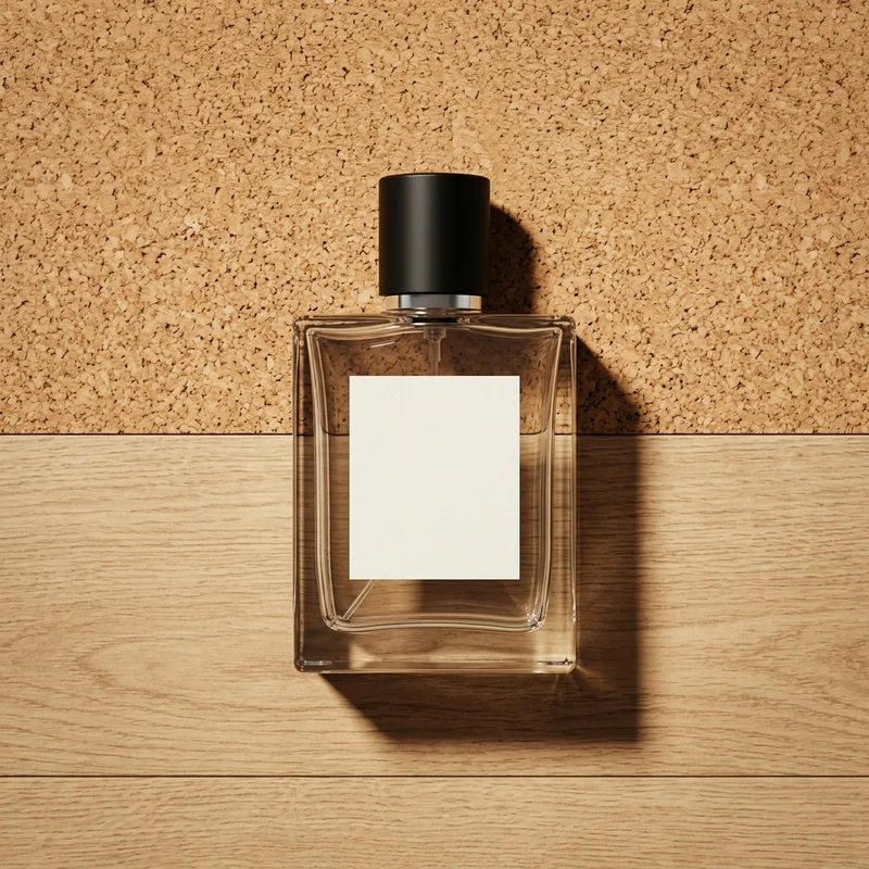 Natural perfume on wood and cork