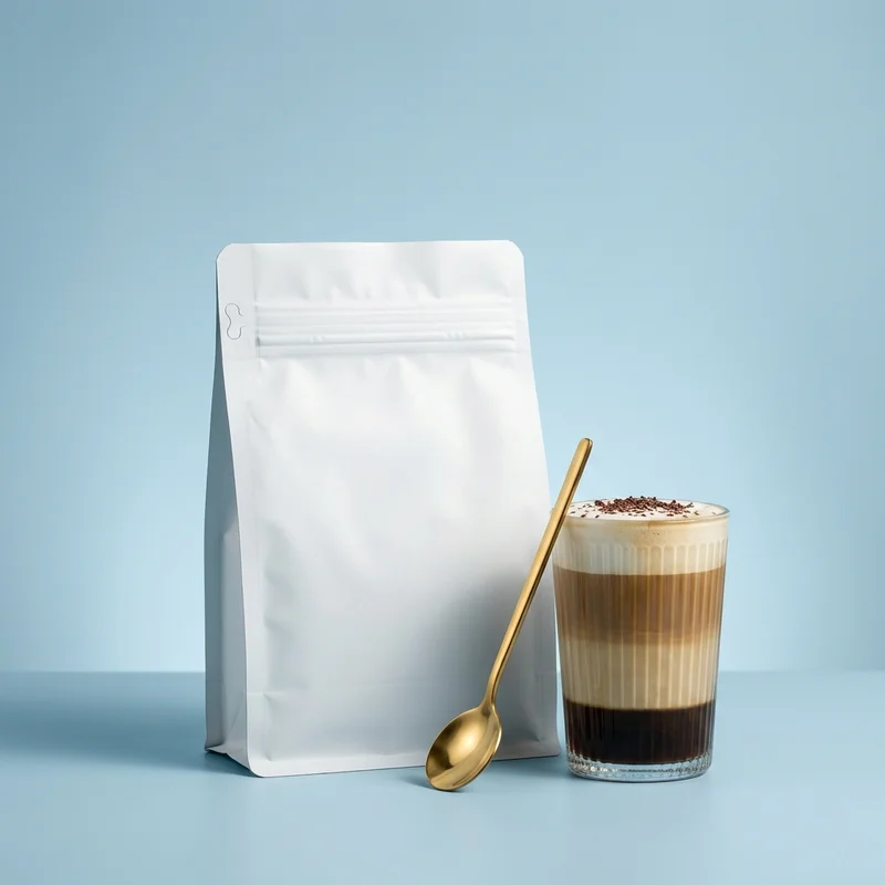Cloudy coffee studio scene