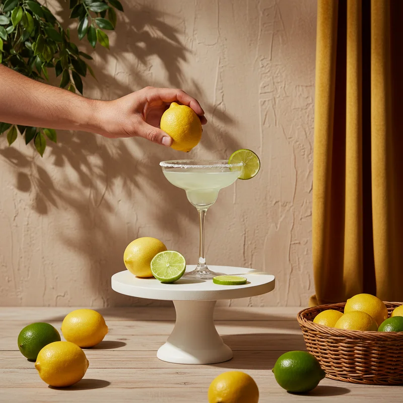 Zesty citrus cocktail moment