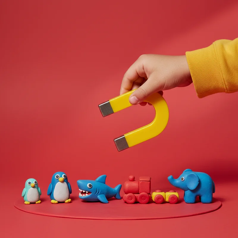 Playful children's toy interaction