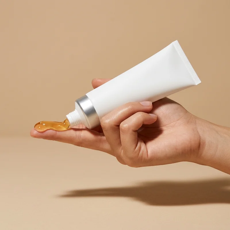 Skincare cream application