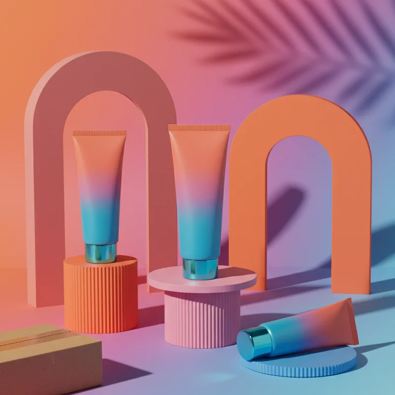 Playful & Vibrant Beauty Scene