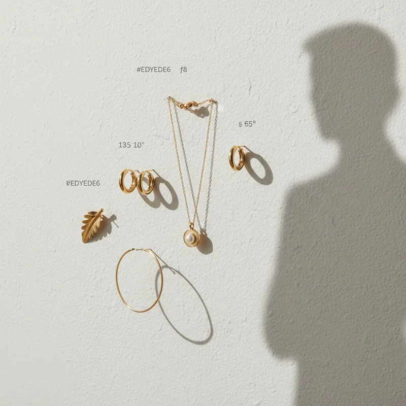 Golden shadow jewelry
